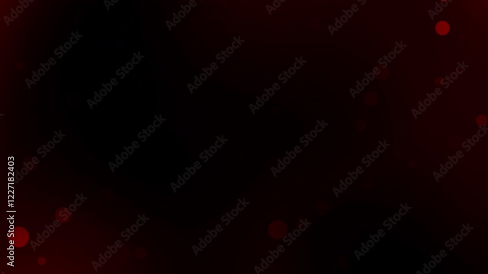 Poster captivating abstract visual of ethereal red and black shapes with subtle bubbles and depth effects