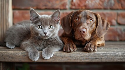 Fototapeta na wymiar Assist animals in need by taking in and caring for rescue pets through fostering