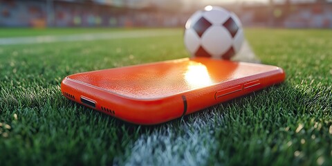 Red Phone on the Football Field