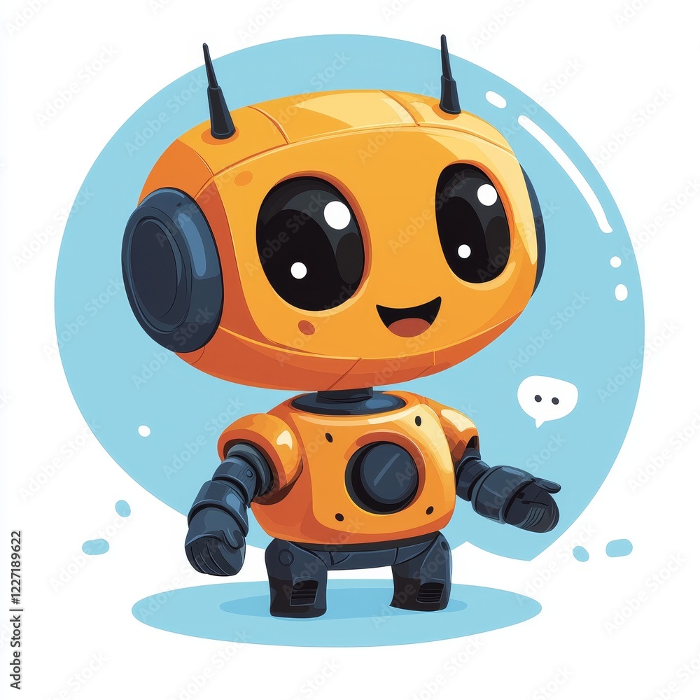 Poster robot virtual assistance for website or mobile applications