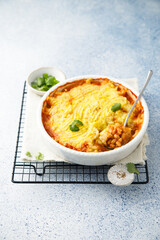 Shepperd's pie with white beans