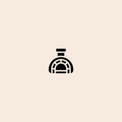 Stone Oven icon flat vector design.