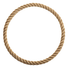 rope frame isolated on white