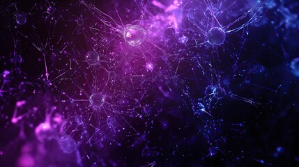 A stock illustration that represents the concept of artificial neural networks