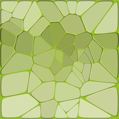Geometric green stones background, wall background, design element