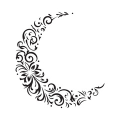 Beautiful Muslim festival illustration featuring mosques and stars