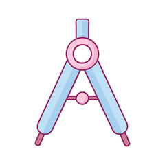 Cute Compass Illustration