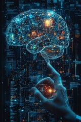 Obraz premium Future technology concept guiding the way