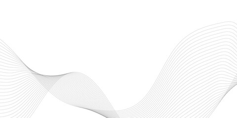 Background with technology business wavy curve lines. Abstract background with wave curve lines sound, voice and ocean. Frequency sound wave line and technology future concept background.