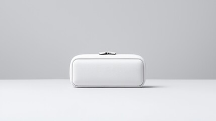 White rectangular case on plain background; product shot for online store