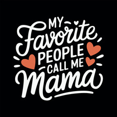 Obraz premium Mothers day or mom typography t shirt