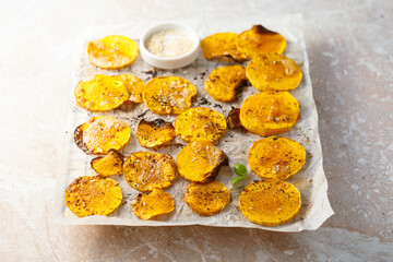 Roasted pumpkin with spices