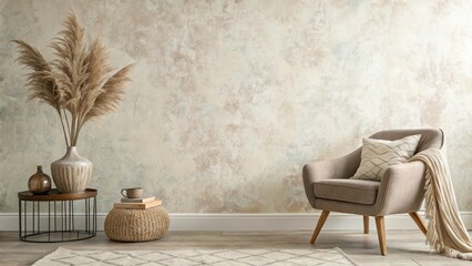 Textured Wallpaper in Muted Tones Background Texture