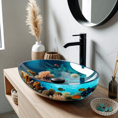 Interior of a bathroom 