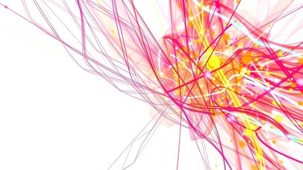Obraz premium Independence Day Abstract Design: Intertwined Lines