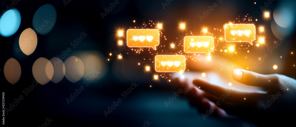 Poster customer satisfaction survey results online feedback digital interaction virtual environment engagin
