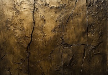 Textured Abstract Background with Cracks and Deep Bronze Tones for Artistic Designs and Projects
