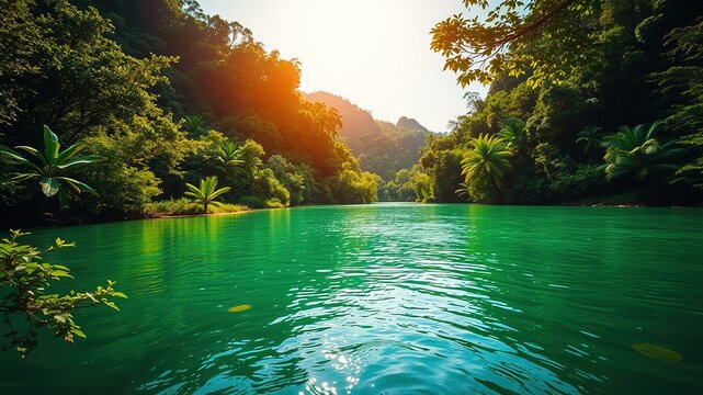 Rio Dulce, Izabal, Guatemala - Scenic Riverfront