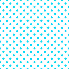 Blue Pentagon Transparency Seamless Pattern