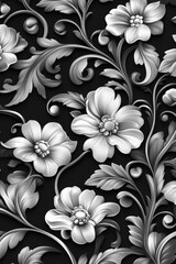 Flowers and leaves