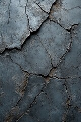 Obraz premium Cracked building exterior