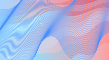 abstract blue background with waves and lines 