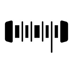 Rope Reel Cable Glyph Icon