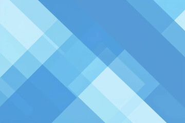 Modern Abstract Blue Geometric Design with Overlapping Shapes