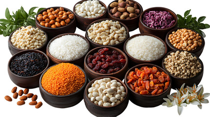 bowls full of foods