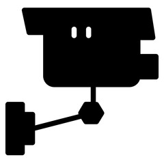 House Cctv Security Glyph Icon