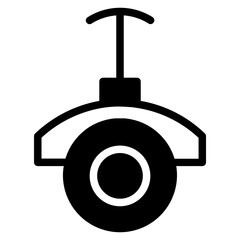 Security Cctv Camera Glyph Icon