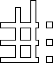 Obraz premium hamburger menu vector graphic design menu icon, UI symbol, user interface vector symbols, navigation elements, web buttons filled designs, flat icons elements, isolated on transparent background