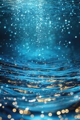 water texture close up. Selective focus.