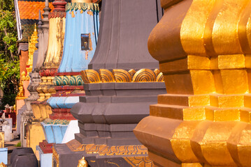 Temple in Siem Reap, Cambodia. Traditional asian architecture