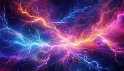 creative electricity background graphic resource futuristic concept