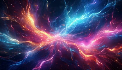 creative electricity background graphic resource futuristic concept