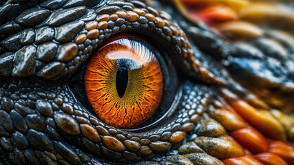 Fototapeta premium close up of a lizard