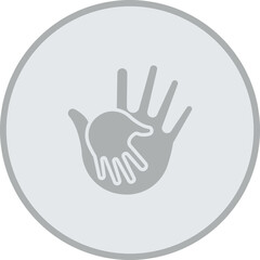 Hand Vector Icon Design