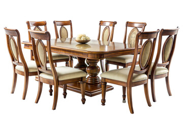 Elegant Wooden Dining Set