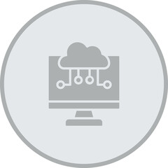 Cloud Computing Vector Icon Design