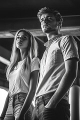 Obraz premium Couple Standing Together