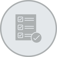 Checked Vector Icon Design