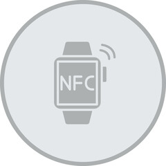 Nfc Vector Icon Design