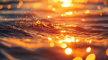 shiny multicolored water texture. Selective focus.