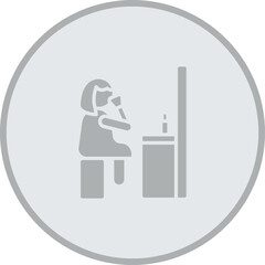Woman Make up Vector Icon Design