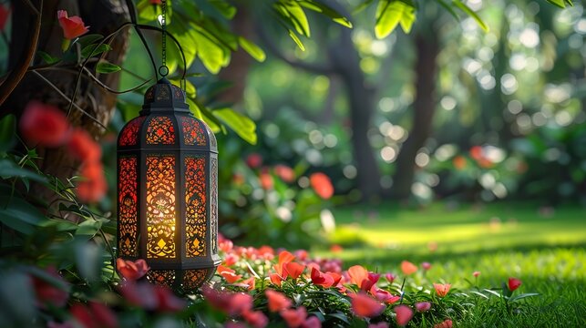 A beautiful Islamic lantern Prophet Muhammad SAW's birthday  