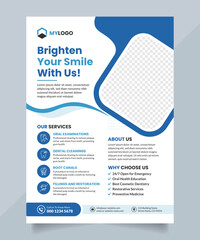 Dental and Medical Related Flyer Design Template