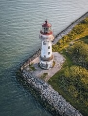 Lighthouse Aerial View