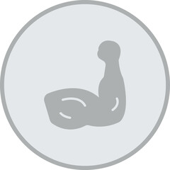 Fototapeta premium Tricep Vector Icon Design