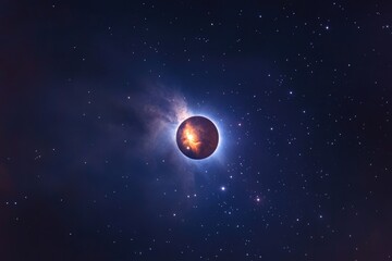 Obraz premium Planet in Sky